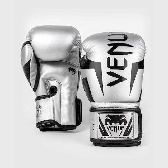 Venum Elite Mănuși de box pentru competiție Argintii
