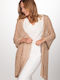 Women's Knitted Beige Scarf