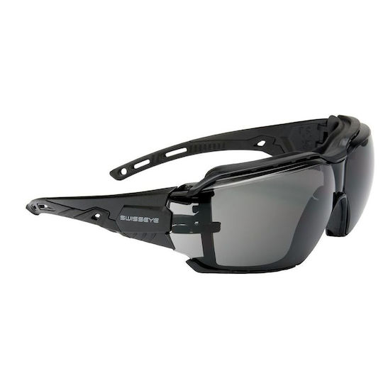 Swiss Eye Shooting Glasses With Anti-Glare And Sun Protection Black