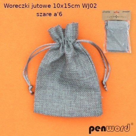 Penword Τσάντα για Δώρο Γκρι 10x15εκ. 6τμχ