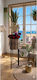 SteweHome Black Metal Plant Stand 18x18cm
