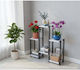 SteweHome Raft Suport Pentru Plante Metalic Alb