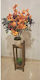SteweHome Wooden Beige Plant Stand Shelf 20x20x80cm