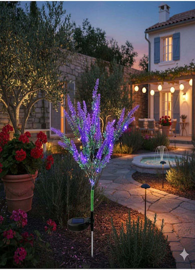 SteweHome Spiked Solar Flowerpot Light with Photocell