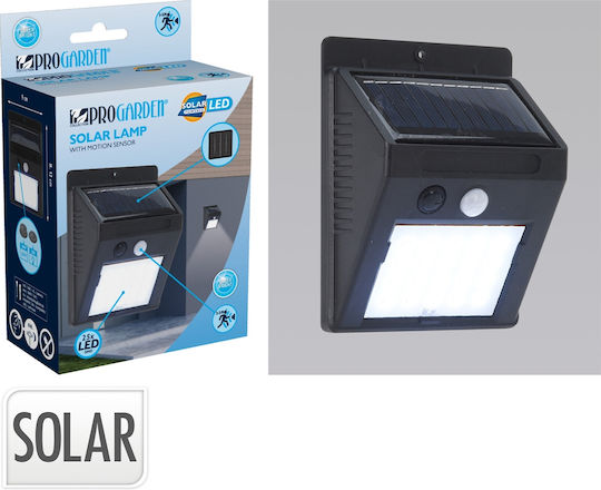 Wall Mounted Solar Light with Motion Sensor and Photocell 12.1x9.5x4.6cm