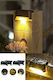 SteweHome Solarleuchte 6W mit Fotowiderstand 7,5x4x3,5cm