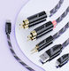 Fiio Trust Series Lx-4.4ml – Silver-plated Ofc 4.4mm To Dual Xlr3 Balanced Audio Cable