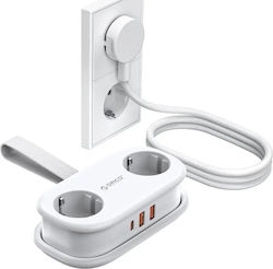 Orico Steckdosenleiste Sicherheit 2 Steckdosen mit Kabel 1,1m Orico Steckdosenleiste Sicherheit 2 Steckdosen mit Kabel 1,1m