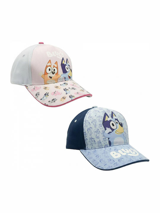 Cerda Kinderhut Jockey Stoff Bluey Mehrfarbig