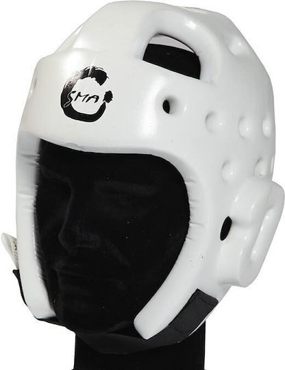 Каска Taekwondo Head Guard Foam Wtf Competiton Sma Wtf Approved Бяла