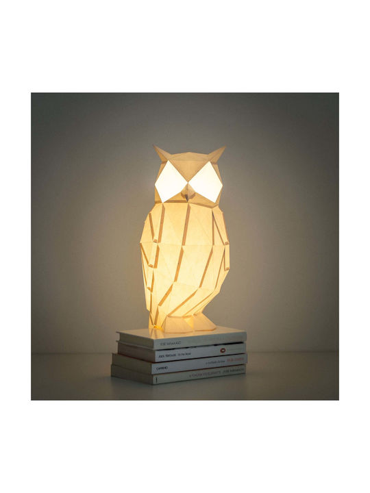 Owl Paperlamps Decorative Table Lamp E14 Book 17x16x39cm