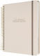 Premium Academic Weekly Diary 2026/2027 17-Month 22,5x25cm Olympia Desert Taupe By Kokonote