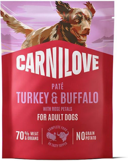 Carnilove Wet Dog Food in Pouches with Turkey 300gr
