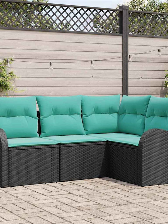 Outdoor Corner Rattan Sofa With Cushions