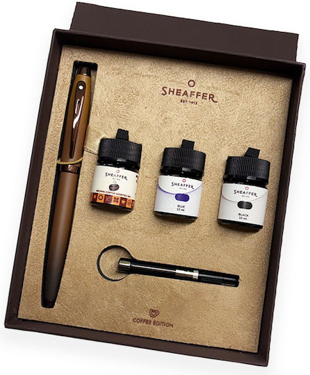 Sheaffer 100 Писалка Medium Кафяв с Кафяво Мастило