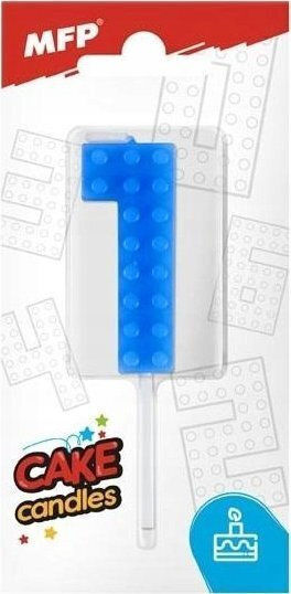 Mfp Paper Κερί Τούρτα Αρ 1 Μπλε 8800091