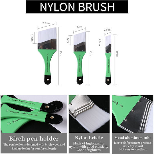 Brush Plaque Cut Synthetic Hair No 1 G282