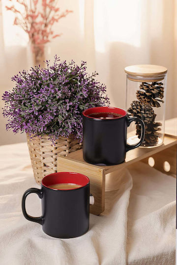 SteweHome Set Christmas Ceramic Plates 345ml 2 Pieces