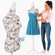Bakaji Women's Sewing Dress Form Colour Paris 50 Pins 02002328