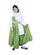 Traditional Kids Costume with Buckle with 3 Rows Necklace with 45 Coins