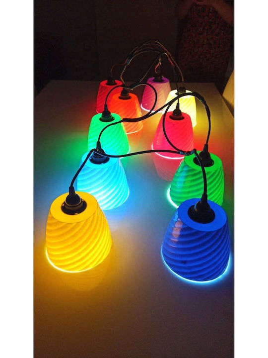 SteweHome Waterproof Garland Lights with 10 Lanterns