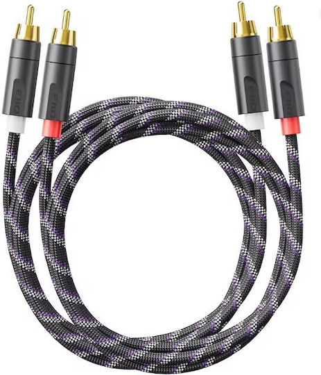 Fiio Cable RCA male - RCA male 0.5m LR-RCA6S