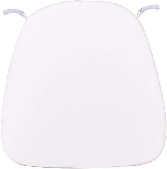 Woodwell Waterproof Garden Chair Cushion Destiny Destiny Horseshoe White 42x43cm