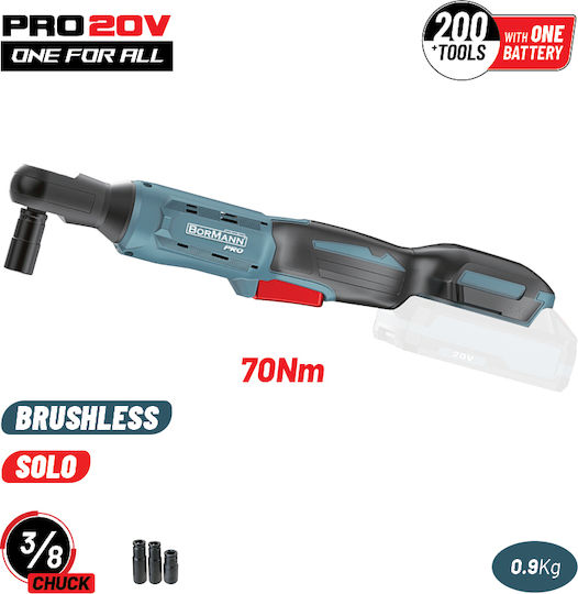 Bormann BBP5423 Electric Ratchet 3/8" Battery 20V Solo