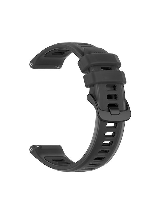 Techsuit Silikon Tragbare Bänder Schwarz für Samsung Galaxy Watch4/5/active 2 Huawei Watch Gt 3