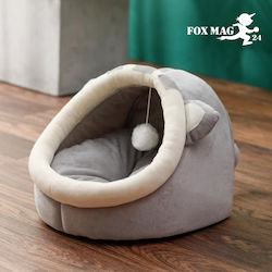 Cat Bed 30cm X 38cm House Ears Gray Cat Bed 30cm X 38cm House Ears Gray