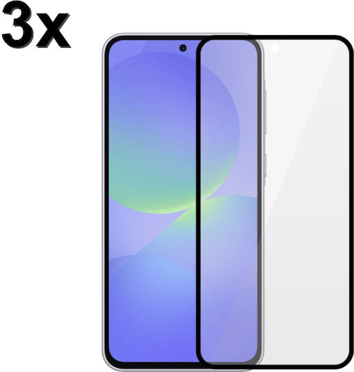 Techwave 5D 0.3mm Full Glue Full Face Tempered Glass 3τμχ (Galaxy A57)