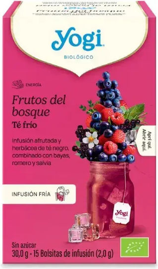 Yogi Tea Tea Μείγμα Βοτάνων / Μουριά / Στέβια Βιολογικό Προϊόν 15 Φακελάκια 405gr