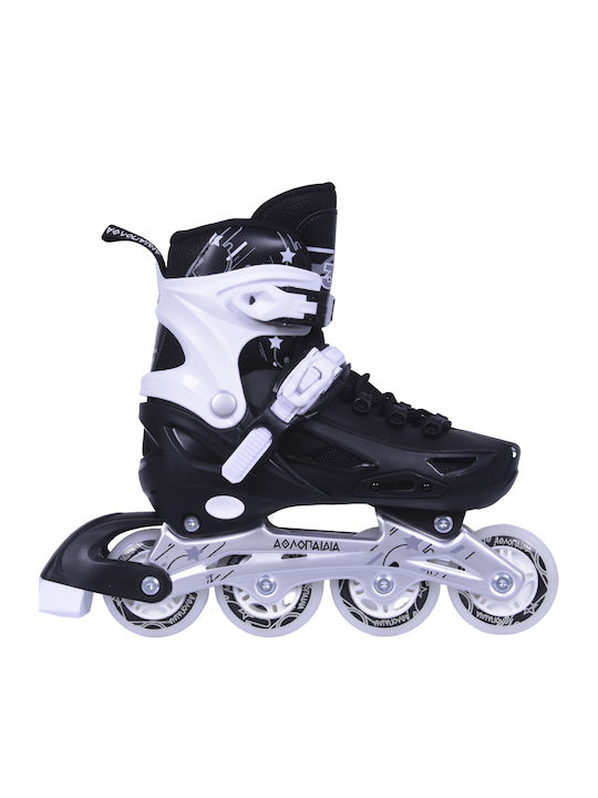 Αθλοπαιδιά Inline Αυξομειούμενα Rollers Μαύρα Παιδικά Αθλοπαιδιά Inline Αυξομειούμενα Rollers Μαύρα Παιδικά