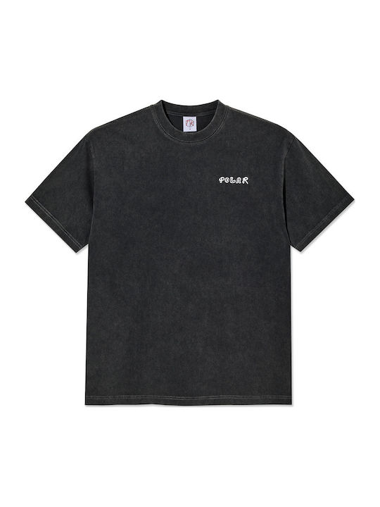 Herrenblusen T-Shirt Silber Schwarz