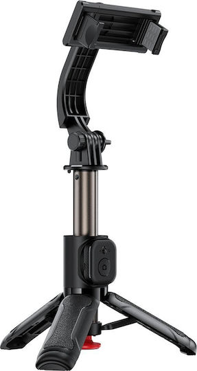Acefast E42 Selfie Stick Automatic Tripod Bluetooth Remote Control 63 Cm Black 6974316286141
