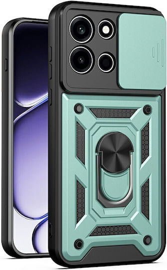 Hybrid Handyhülle Kameraöffnung Ring Halterung Oneplus Nord 6 5g Grünes