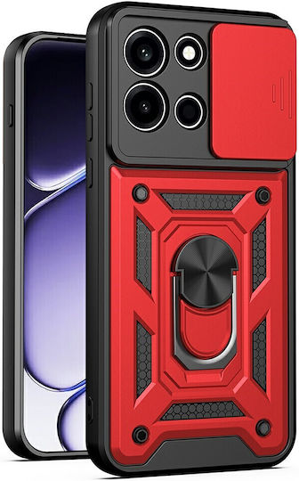 Hybride Handyhülle Kameraöffnung Ring Halterung Oneplus Nord 6 5g Rote
