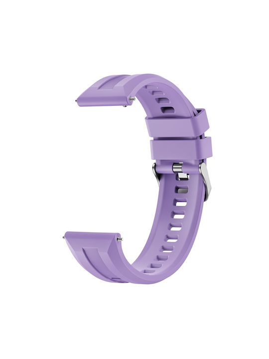 Silicone Strap 22mm Multiple Holes Huawei Watch GT 6 46mm Garmin Forerunner 570 47mm 970 265 255 745 Purple