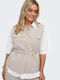 Beige Women's Vest