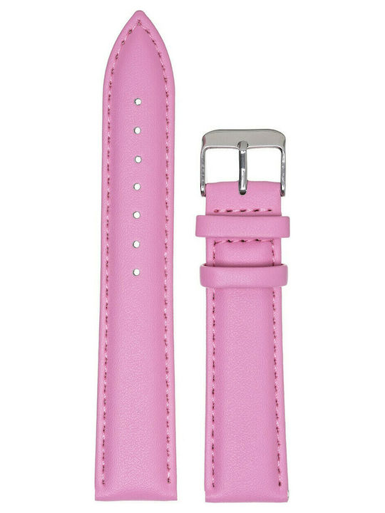Tzevelion 660 Leather Watch Strap Pink 20mm
