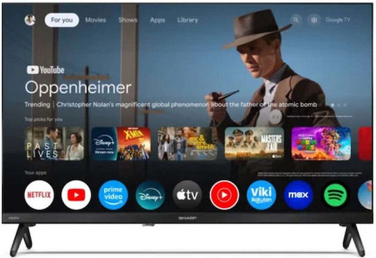 Sharp Smart Телевизор 40" HD Ready QLED 40HF3265E HDR (2025)