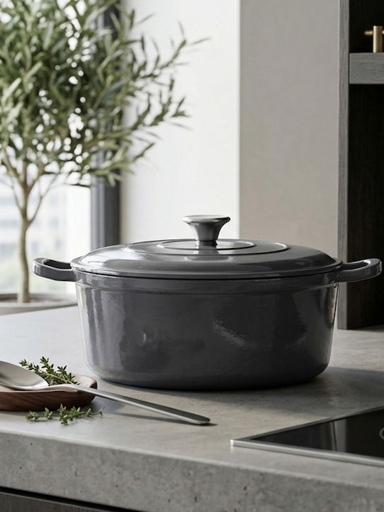 Siaki Collection Ρηχή Κατσαρόλα από Μαντέμι 5.1lt / 28cm