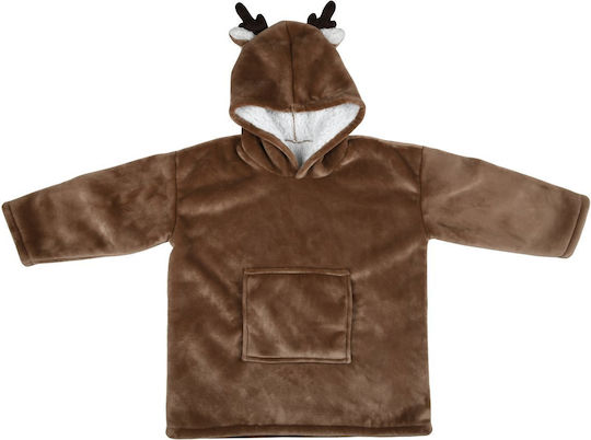 Fleece Φούτερ Sherpa 60x95 S-f Gabin Brun P1d324001