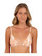 Bikini Triangle Orange-Ecru