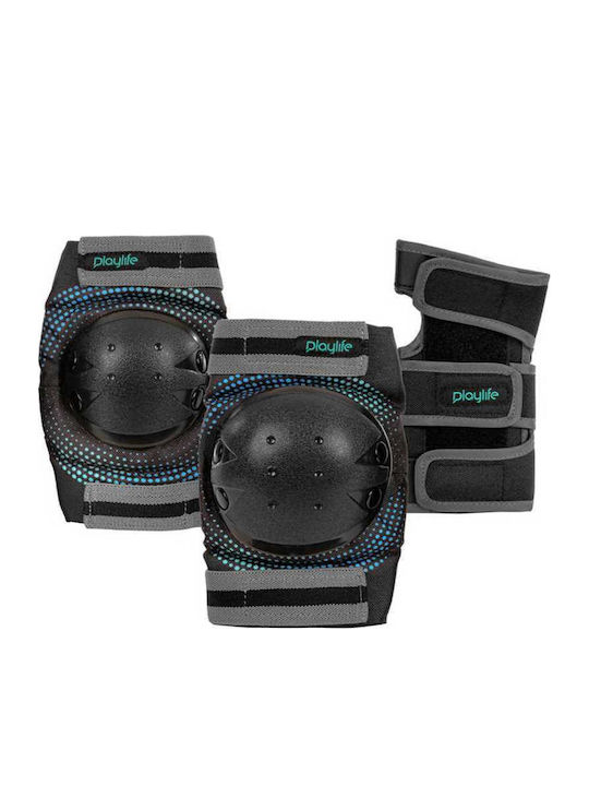Playlife Kids Protective Gear Set for Rollers Blue
