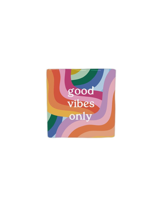 Διακοσμητικό Πλακάκι Φυσική Πέτρα Good Vibes Only
