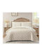 Liolios Home Σετ Κουβερλί Ημίδιπλο Ivory 180x240cm 2τμχ