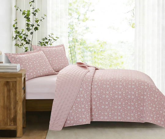 Liolios Home Veronica Подредба Шалтета Едно Розово 160x240см 2 Бройки