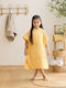 Baby Poncho Bathrobe Hooded Sea Yellow 55x70cm