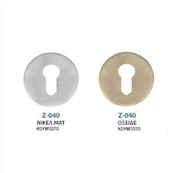 Import Hellas Rosetten - Türknöpfe Z-040 Matt Nickel Import Hellas Rosetten - Türknöpfe Z-040 Matt Nickel